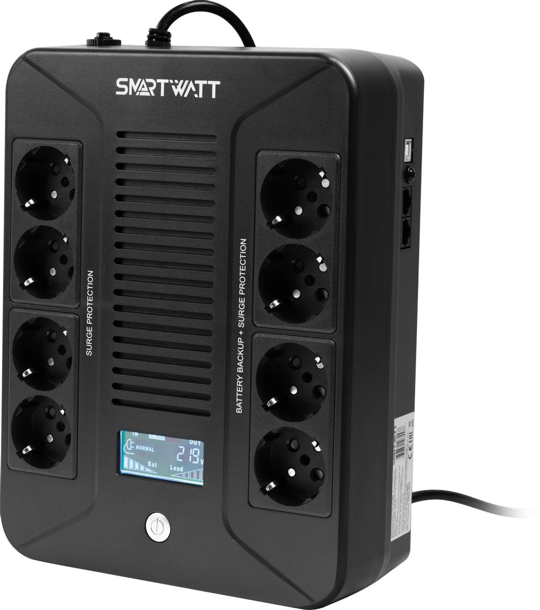 ИБП SMARTWATT Safe Pro LCD,  800ВA [3703020280002]